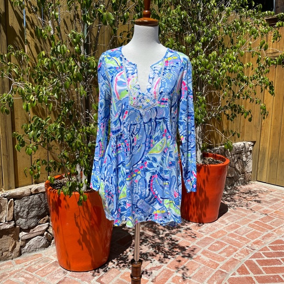 Lilly Pulitzer Lyndsea Tunic Size S - Picture 3 of 8